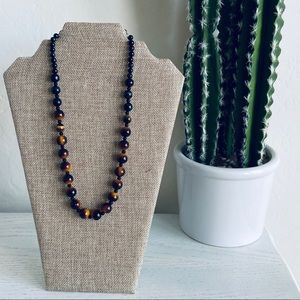 Natural stone necklace
